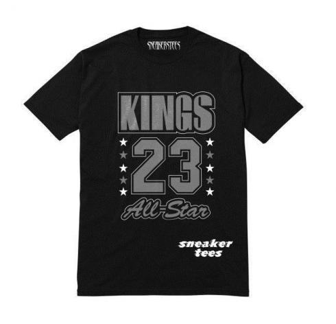 Jordan 8 Chrome Shirt Kings 23 Black