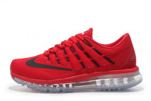 Nike Air Max 2016 University Red Black Gym Red Mens Shoes 806771-601