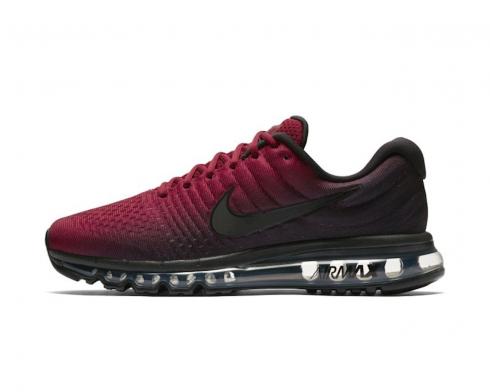 Nike Air Max 2017 Black Team Red Running Shoes AT0044-001