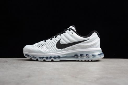 Nike Air Max 2017 Black White Breathable Running Shoes 849559-100