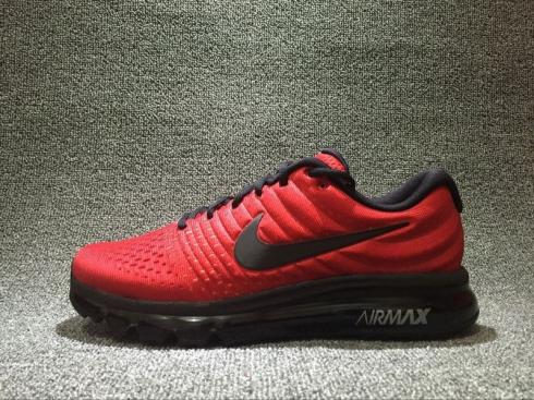 Nike Air Max 2017 Red Black Reflective Breathable 918091-993