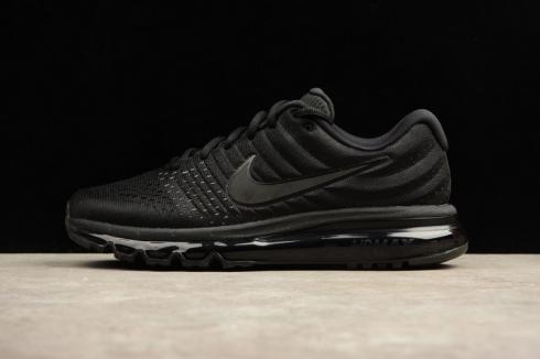 Nike Air Max 2017 Running Shoes All Black 855615-995