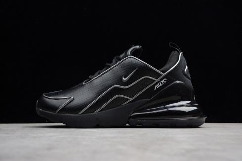 Nike Air Max 270 Flyknit Triple Black Charcoal Breathable Lightweight AH8060-002