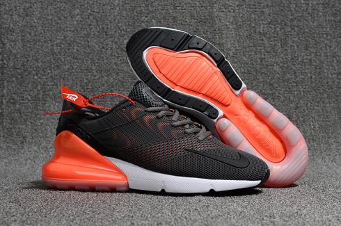 Nike Air Max 270 II TPU Running Shoes Black White Orange New