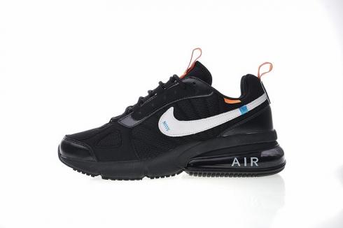 Off White x Nike Air Max 270 Futura Black White Running Shoes AO1569-005
