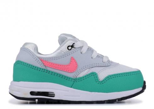 Nike Air Max 1 Td Watermelon Pulse Summit Sunset Green White Kinetic 807604-105