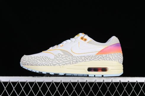 Nike Air Max 1 White Grey Orange Purple DN0344-901