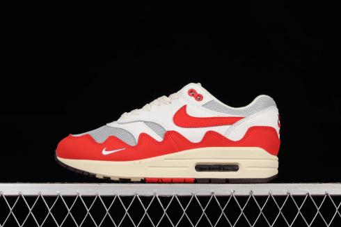 Patta x Nike Air Max 1 Anniversary Red Grey White DH1348-103