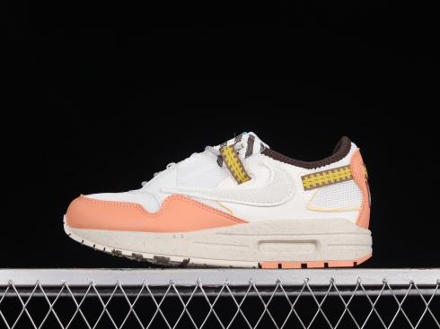 Travis Scoot x Nike Air Max 1 Cactus Jack White Orange DO9392-800