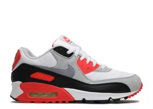 Nike Air Max 90 Classic Hoa Infrared 2005 White Black Grey Cement 313096-101