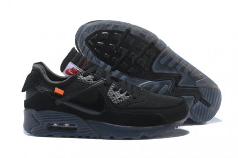 Nike Air Max 90 OW Men Running Shoes Black All AA7293-100