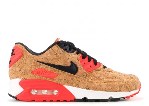 Womens Air Max 90 Anniversary Cork White Black Bronze Infrared 726485-700