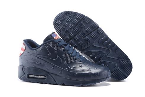 Nike Air Max 90 VT USA Independance Day Men Shoes Navy Blue Dot 472489-063