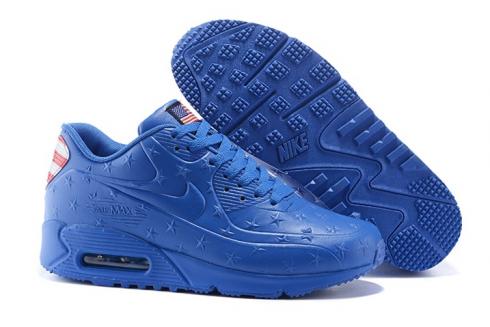Nike Air Max 90 VT USA Independance Day Men Shoes Royal Blue Dot 472489-064