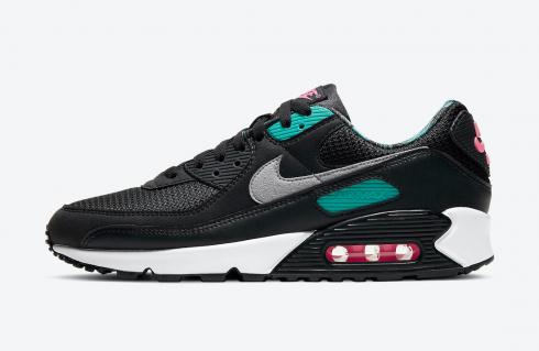 Nike Air Max 90 Black New Green White Particle Grey DC0958-001