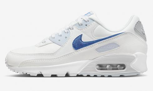 Nike Air Max 90 Summit White Medium Blue DX0115-100