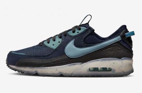 Nike Air Max 90 Terrascape Midnight Navy Obsidian Black Noise Aqua DV7413-400