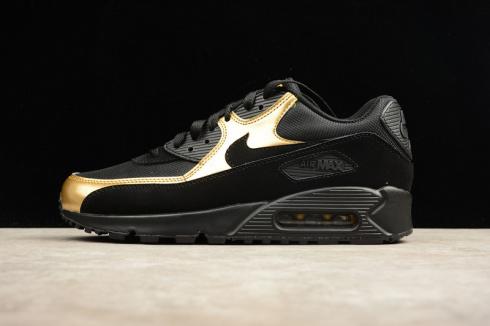 Nike Air Max 90 Essential Black White Gold Deep 537384-058