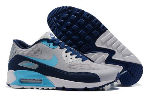 Nike Air Max 90 Ultra 2.0 Essential gray blue deep blue white men Running Shoes 869951-400