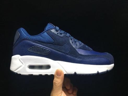 Nike Air Max 90 Ultra 2 LTR Navy Blue White Sneakers 924447-400