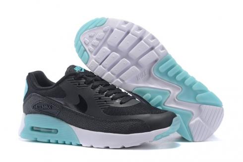 Nike Air Max 90 Ultra Essential Black Jade Turquoise Women Running Shoes 724981-001