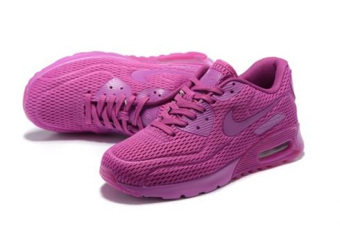 WMNS Nike Air Max 90 Ultra BR Breathe Shoes Hyper Violet Purple 725061-500
