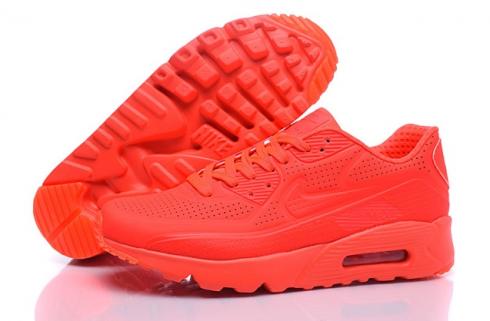 Nike Air Max 90 Ultra Moire Bright Crimson Men Running Shoes Trainers 819477-600