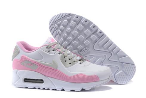 Nike Air Max 90 VT QS WMNS Women GS Running Shoes White Pink Metallic Silver 813153-107