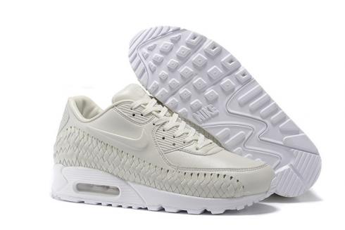 Nike Air Max 90 Woven Phantom White Men Women Training Running Shoes 833129-002