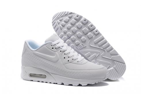 Nike Air Max 90 Woven White Running Shoes Unisex 833129