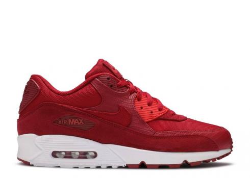 Nike Air Max 90 Premium Gym Red Habanero White 700155-602