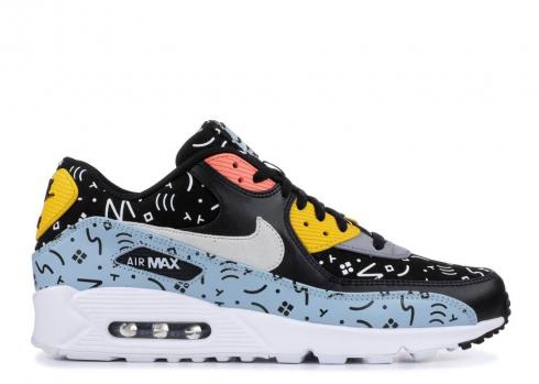 Nike Air Max 90 Premium Ocean Bliss Crimson Black Sail 700155-405