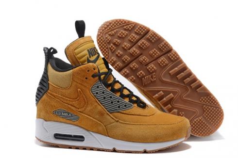 Nike Air Max 90 Sneakerboot Winter Suede Wheat Black 684714-017
