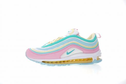 Nike Air Max 97 Pink White Yellow Green Candy Colorful Rainbow Shoes 921826-016