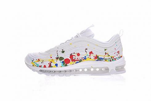 Nike Air Max 97 Premium White Multi Color Sneakers 921826-202