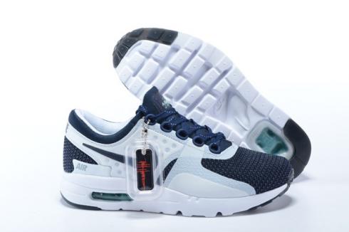 Nike Air Max Zero 0 QS White Navy Blue Hyper Jade Sneakers Shoes 789695-104