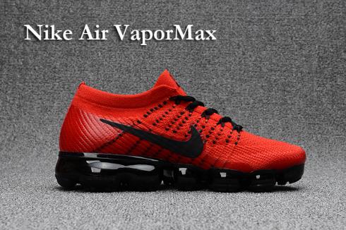 Nike Air VaporMax 2018 red black men Running Shoes
