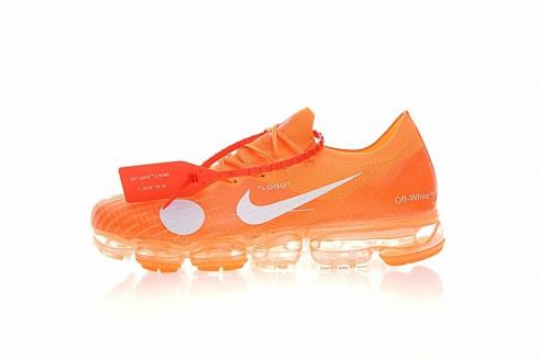 Off White x Nike Air VaporMax Orange White 849558-810