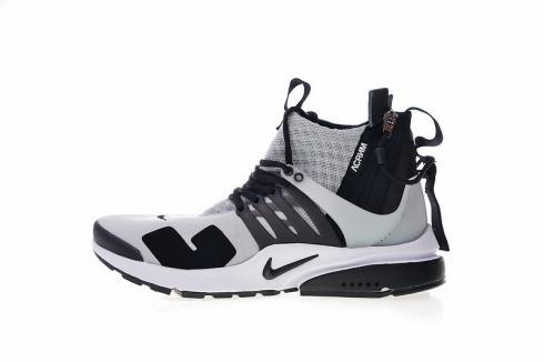 ACRONYM x Nike Air Presto Mid Grey Black White Mens Shoes 844672-002