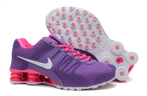 Nike Shox Current 807 Net Women Shoes Purple Pink Red White