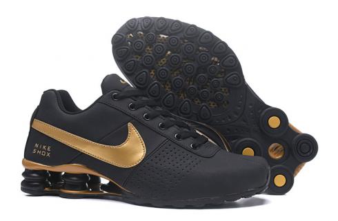 Nike Air Shox Deliver 809 Men Running shoes Black Gold