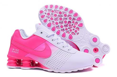 Nike Shox Deliver Women Shoes Fade White Fushia Pink Casual Trainers Sneakers 317547