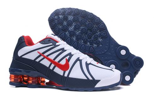 Nike Air Shox OZ TPU Men Running shoes White Blue Red