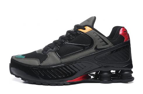 Nike Air Shox Enigma Black Green Orange Trainers Running Shoes BQ9001-005