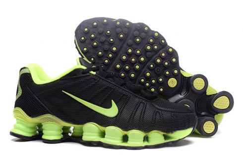 Nike Air Shox TLX 0018 TPU black green men Shoes