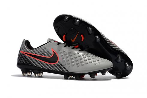 Nike Magista Orden II FG low help men sliver black football shoes