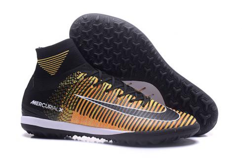 NIke Mercurial Superfly High ACC Waterproof V TF Gold Black 2017