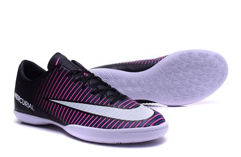 Nike Mercurial Superfly V FG low Assassin 11 broken thorn flat black pink white football shoes