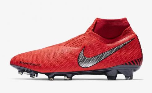 Nike Phantom Vision Elite Dynamic Fit Game Over FG Bright Crimson University Red Gym Red Metallic Silver AO3262-600