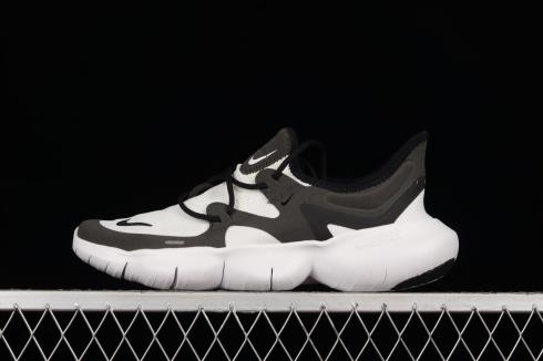 Nike Free RN 5.0 Black White Shoes AQ1316-102